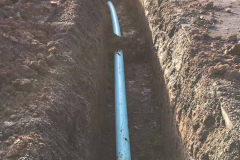 New septic line