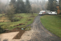 New septic line